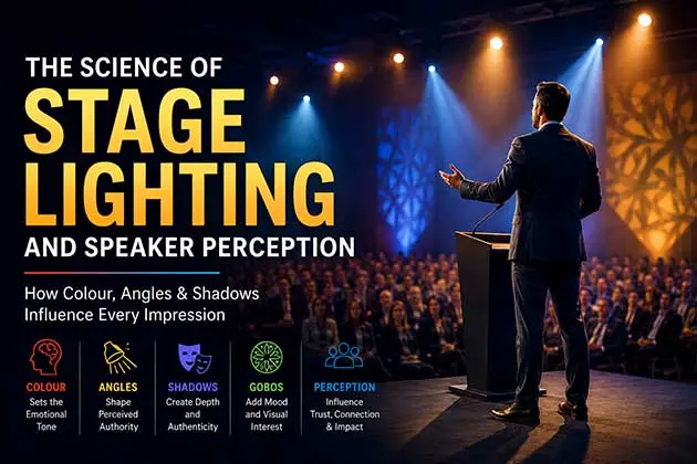 From Podium to Perception: How Stage Lighting Shapes the Way Audiences Receive a Speaker